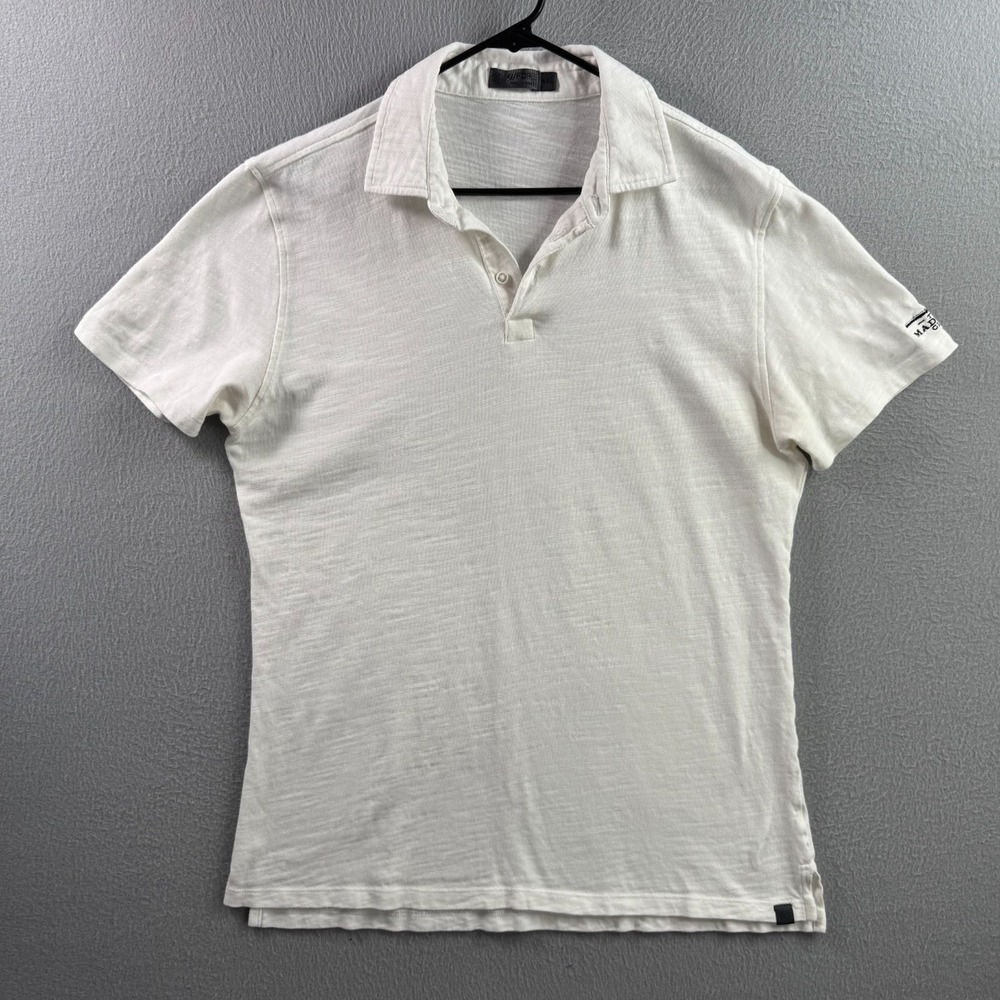 G Fore Shirt Mens 2XL White Cotton Short Sleeve Polo Casual The‎ Madison Club